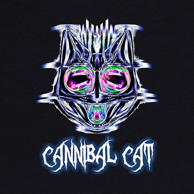 Psychedelic Cannibal Cat by CannibalCat